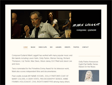 Tablet Screenshot of markleggett.com